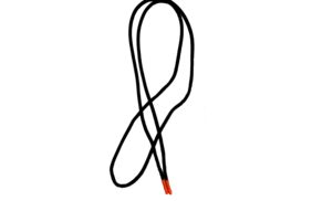 шнур круглый оранжевый наконечник 130см черный 1шт. купить по цене 32.44 руб для домашнего шитья - в интернет-магазине Веллтекс | Краснодар
