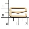 Крючок металл крашенный 1509В бежевый ширина=15мм (упаковка 1000 штук)0