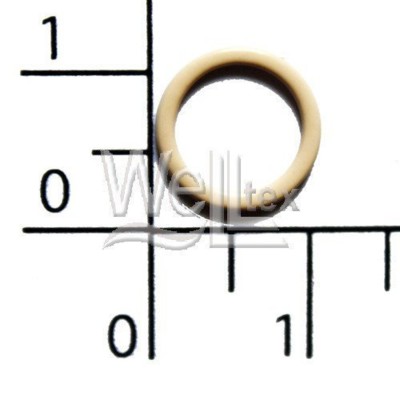 Кольцо металл крашенный d=08мм 800В бежевый (упаковка 1000 штук) (1)
