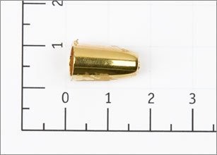 Концевик пластик Z45-18 цв золото (уп 500шт) (0)