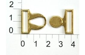 045r (hj-44) золото 17мм застежки металл для купальников (упаковка 100 штук) | Распродажа! Успей купить!