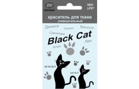 краситель порошковый для ткани концентрированный цв черный (уп 10гр) black cat купить по цене 75.95 руб - в интернет-магазине Веллтекс | Краснодар
