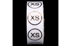 р-xsкп xs - размерник - золото на самоклейке (уп.200 шт) купить по цене 103.5 руб - в интернет-магазине Веллтекс | Краснодар

