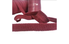 шнур для одежды плоский 15мм, 100хб, цв бордовый темный (катушка 50м) bombacio купить по 13.5 - в интернет - магазине Веллтекс | Краснодар
.