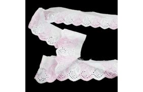 шитье 50%cotton 50%pe f 29 60мм бело-розовый (рул 19,2м) купить по 693.15 - в интернет - магазине Веллтекс | Краснодар
.