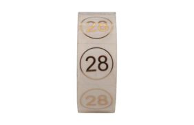 р028кп 28 - размерник - золото на самоклейке (уп.200 шт) купить по цене 175.83 руб - в интернет-магазине Веллтекс | Краснодар
